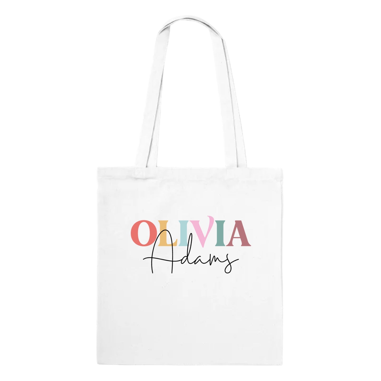 Colorful Name - Classic Tote Bag
