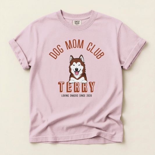 Dog Mom Club Custom T-shirt