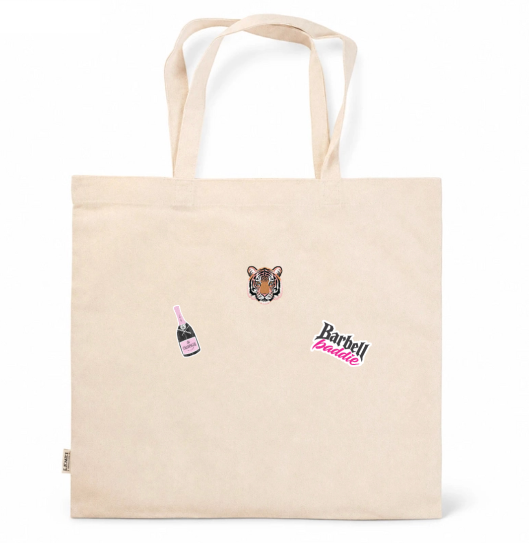Customize your bag with stickers