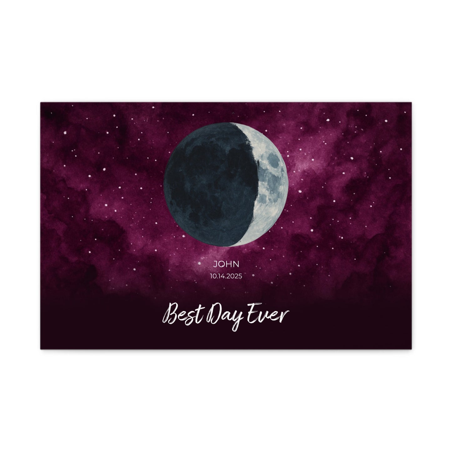Matte Canvas, Stretched, 1.25" - formatted date
