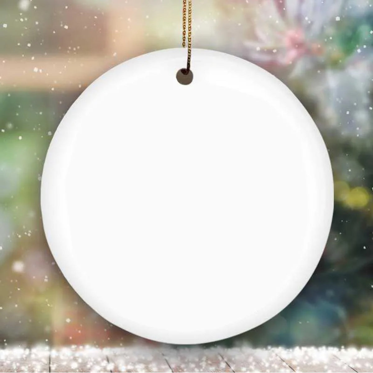 Acrylic Circle Ornament