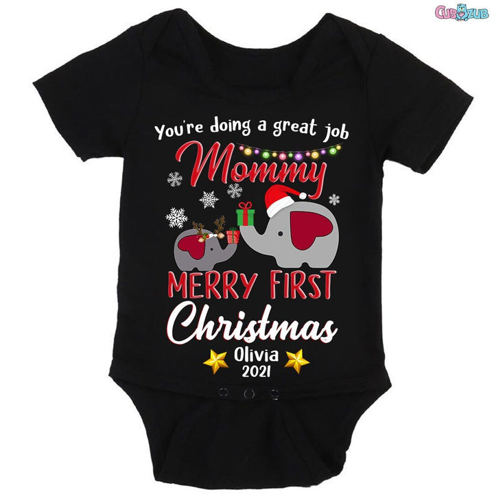 Christmas Personalized Baby Onesie