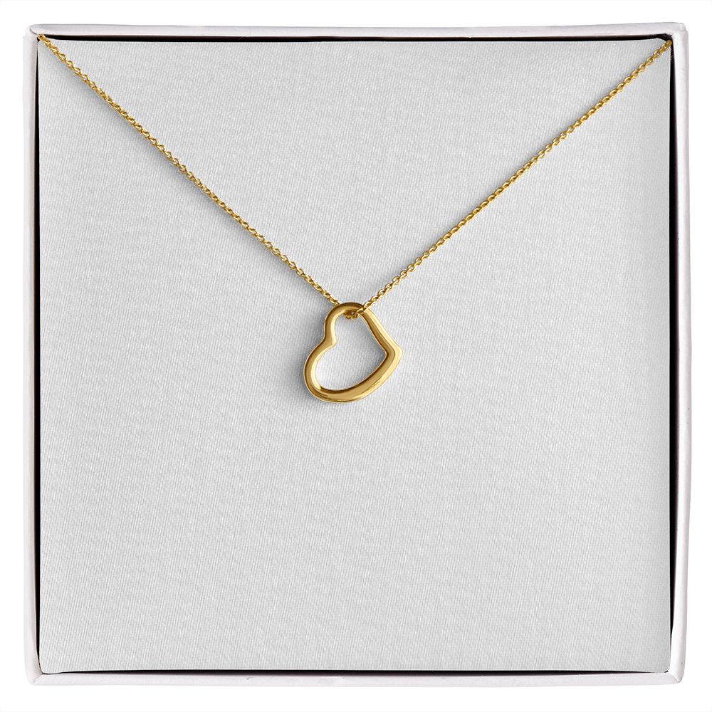 gold delicate necklace