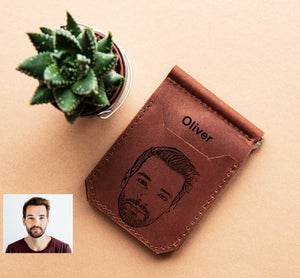 Wallet - Line Art Photo (Sample)