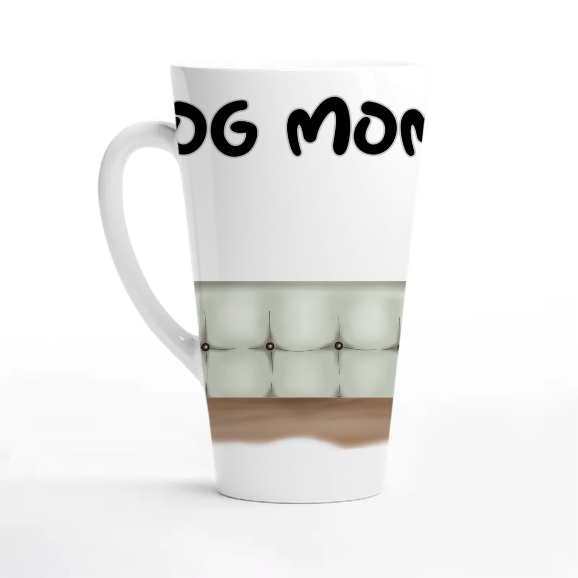 White Latte 17oz Ceramic Mug