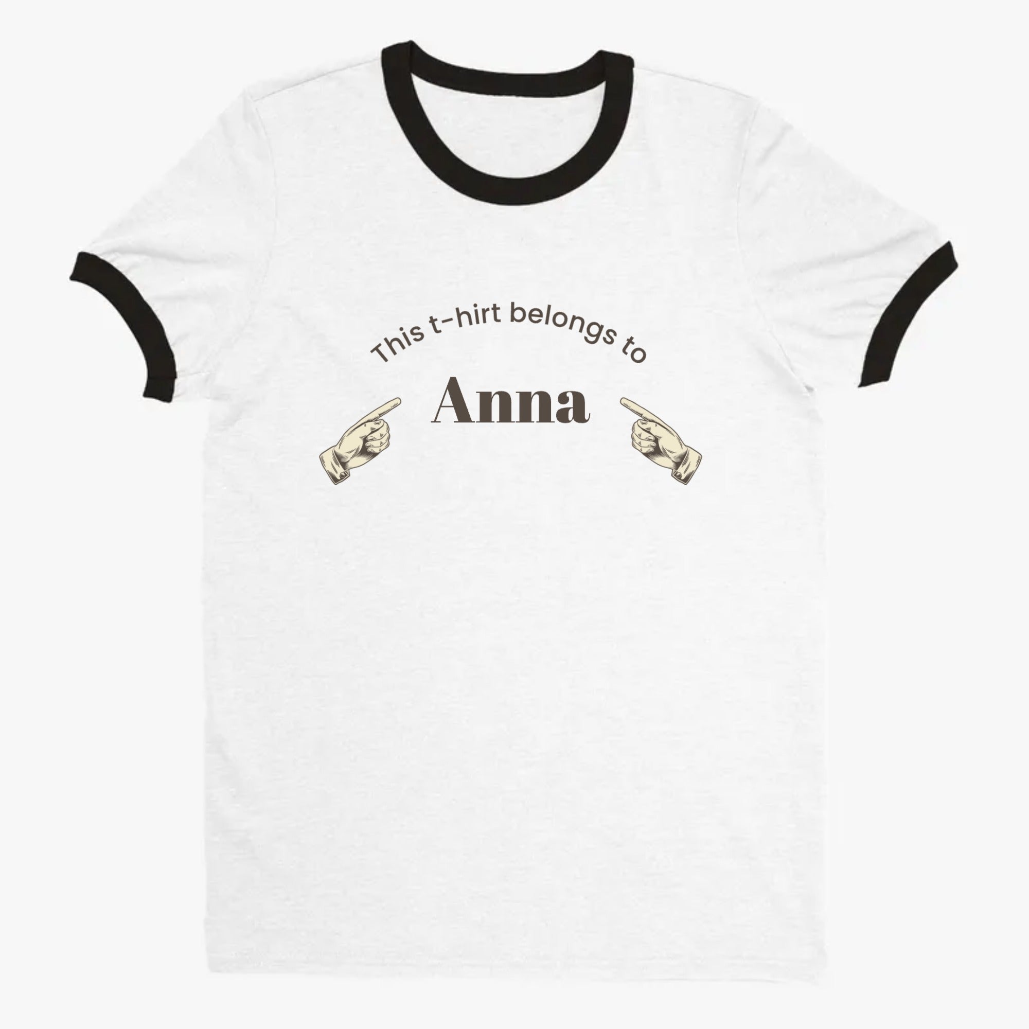 This t-shirt belongs to - Custom Ringer T-shirt