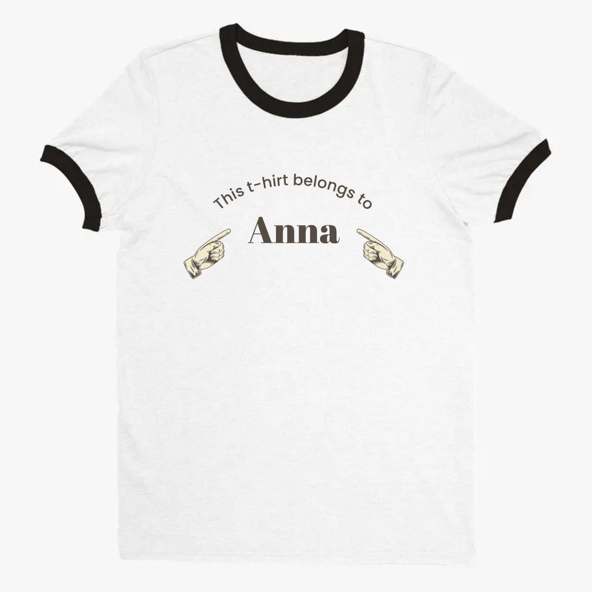 This t-shirt belongs to - Custom Ringer T-shirt