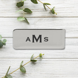 Metal Money Clips- Monogram