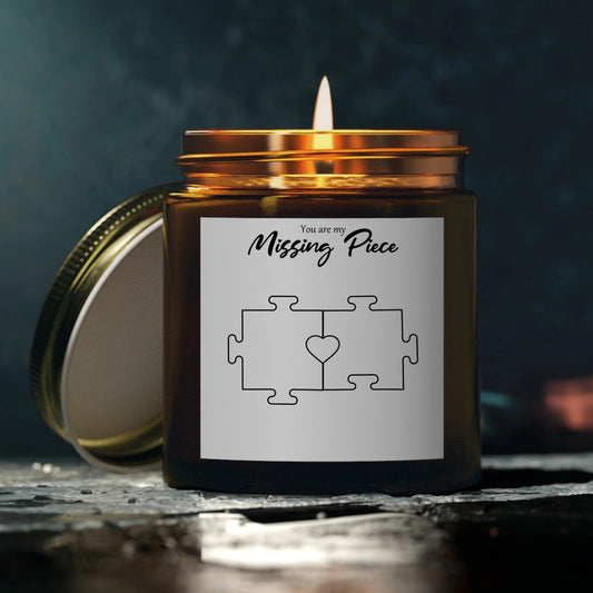 Scented Candles, Coconut Apricot Wax (4oz, 9oz)