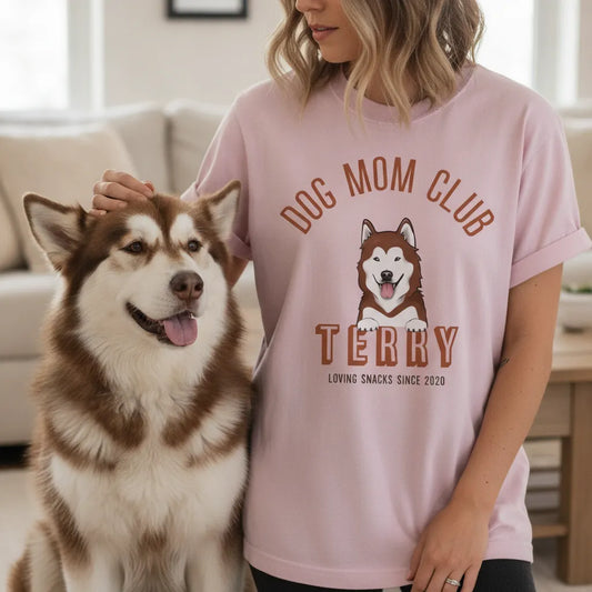 Dog Mom Club Custom T-shirt