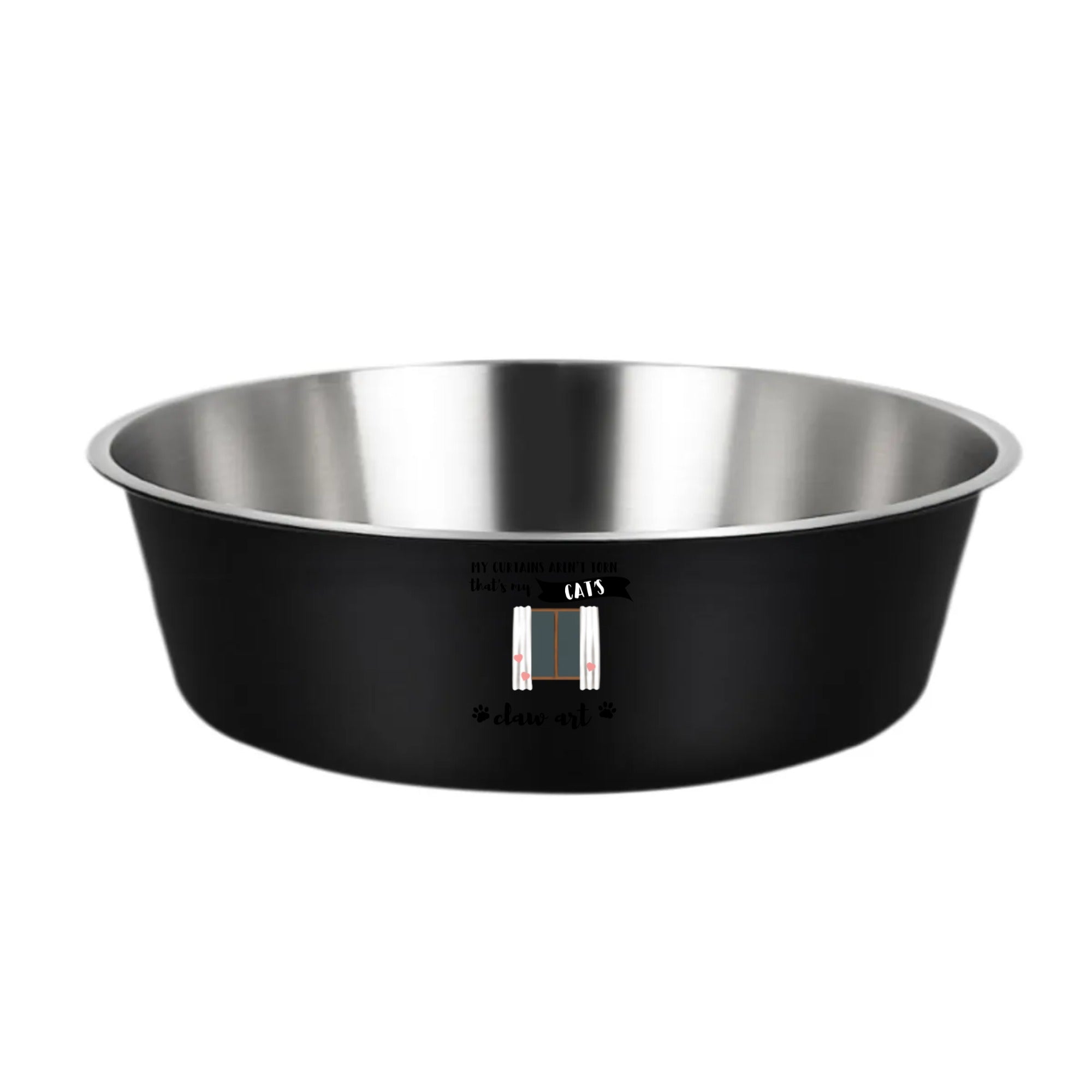 Stainless Steel Pet Bowl, 40 Oz - Set of 2