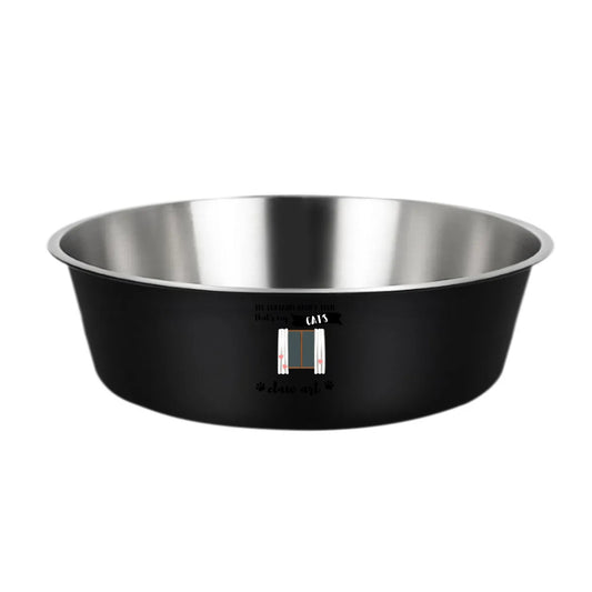 Stainless Steel Pet Bowl, 40 Oz - Set of 2
