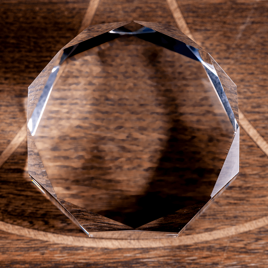 Faceted Crystal Puck