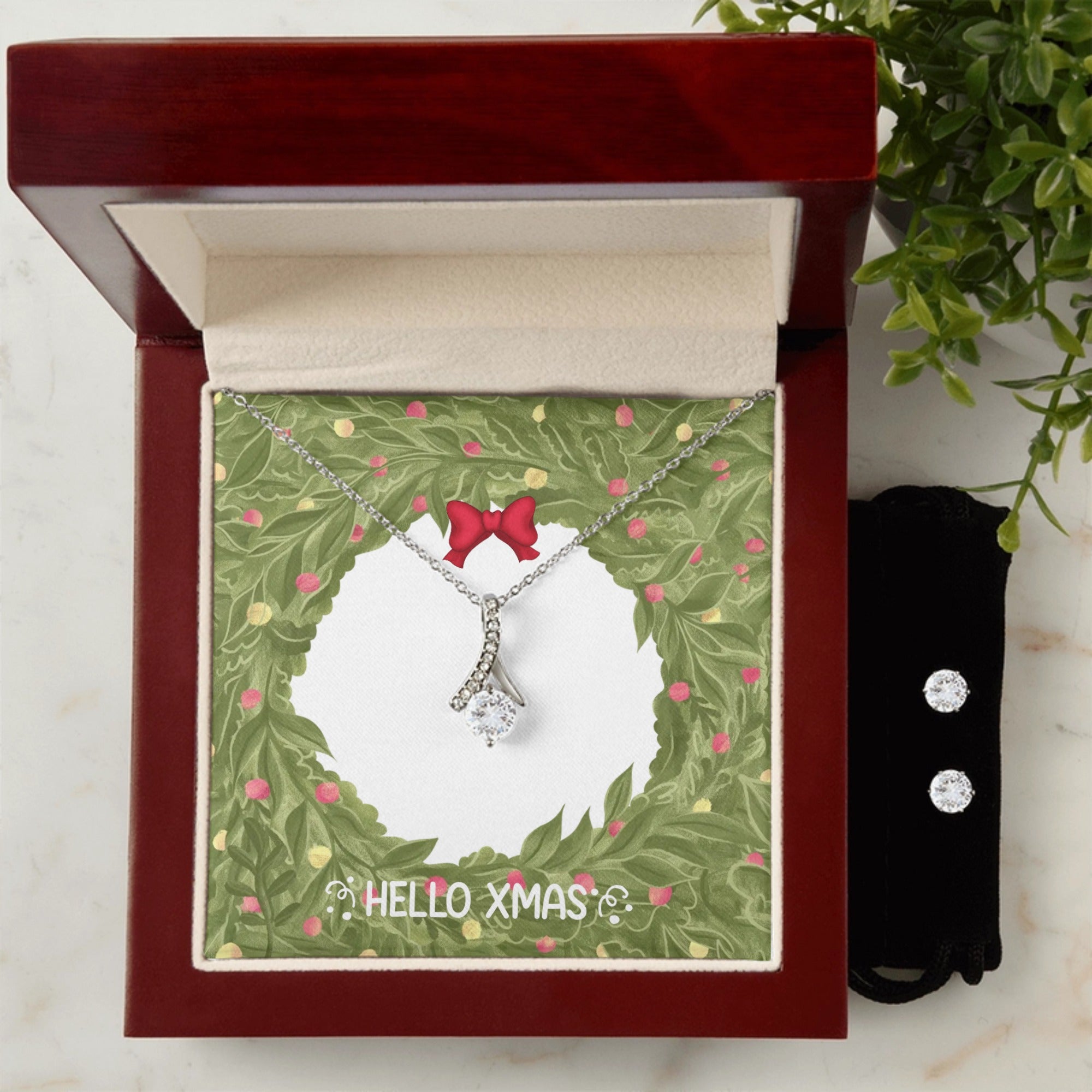 Alluring Beauty + Clear CZ Earrings