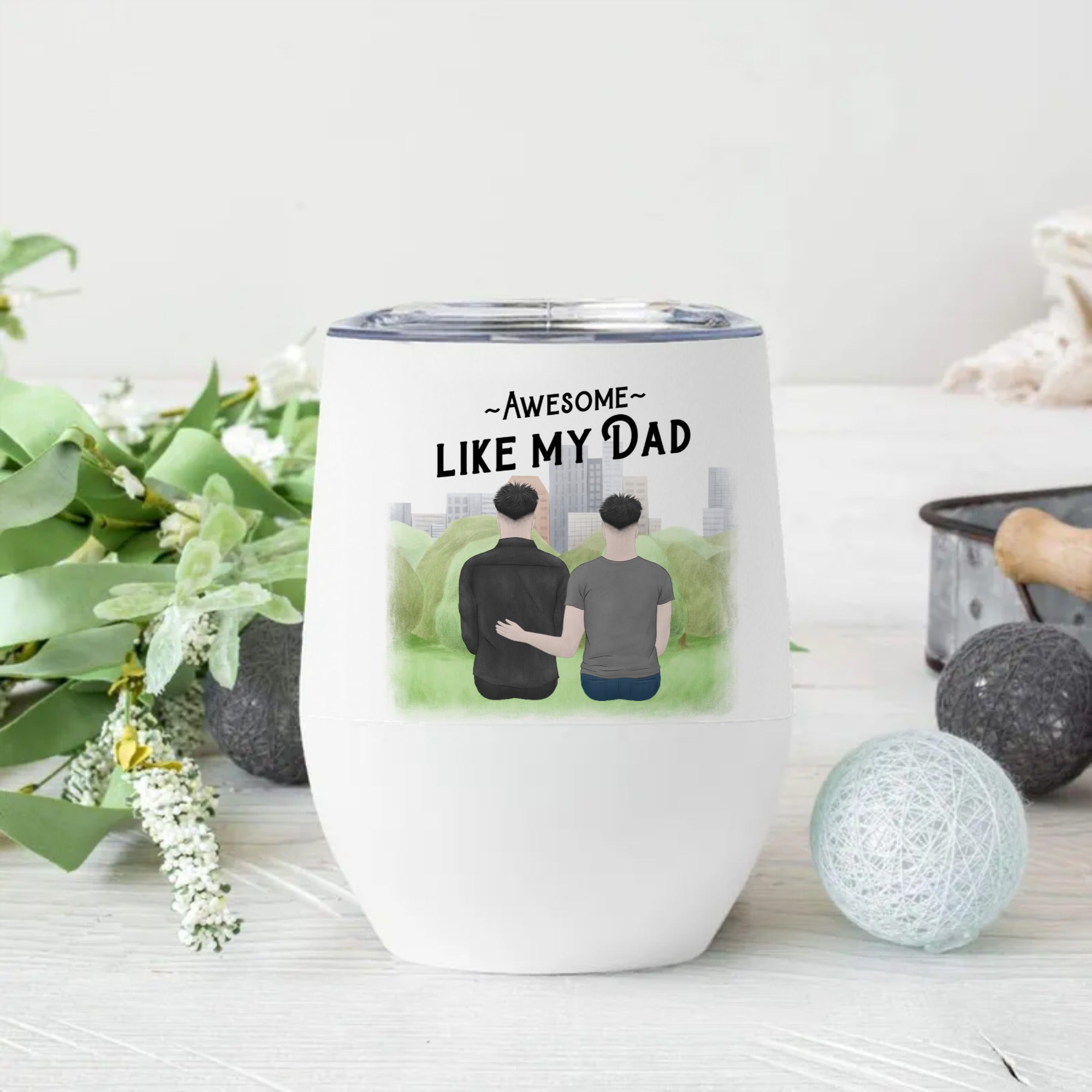 SS Wine Tumbler 12oz