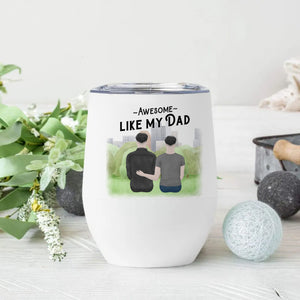 SS Wine Tumbler 12oz
