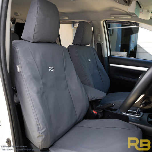 Toyota RAV4 XA60 - GX & GXL Hybrid - XP7 Heavy-Duty Canvas Front Row Seat Covers (Made to Order)