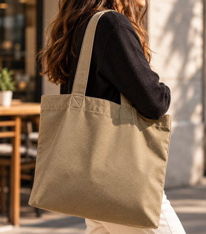 Everyday Cotton Canvas Tote Bag