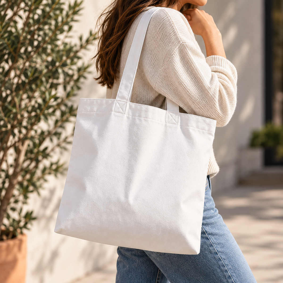 Everyday Cotton Canvas Tote Bag