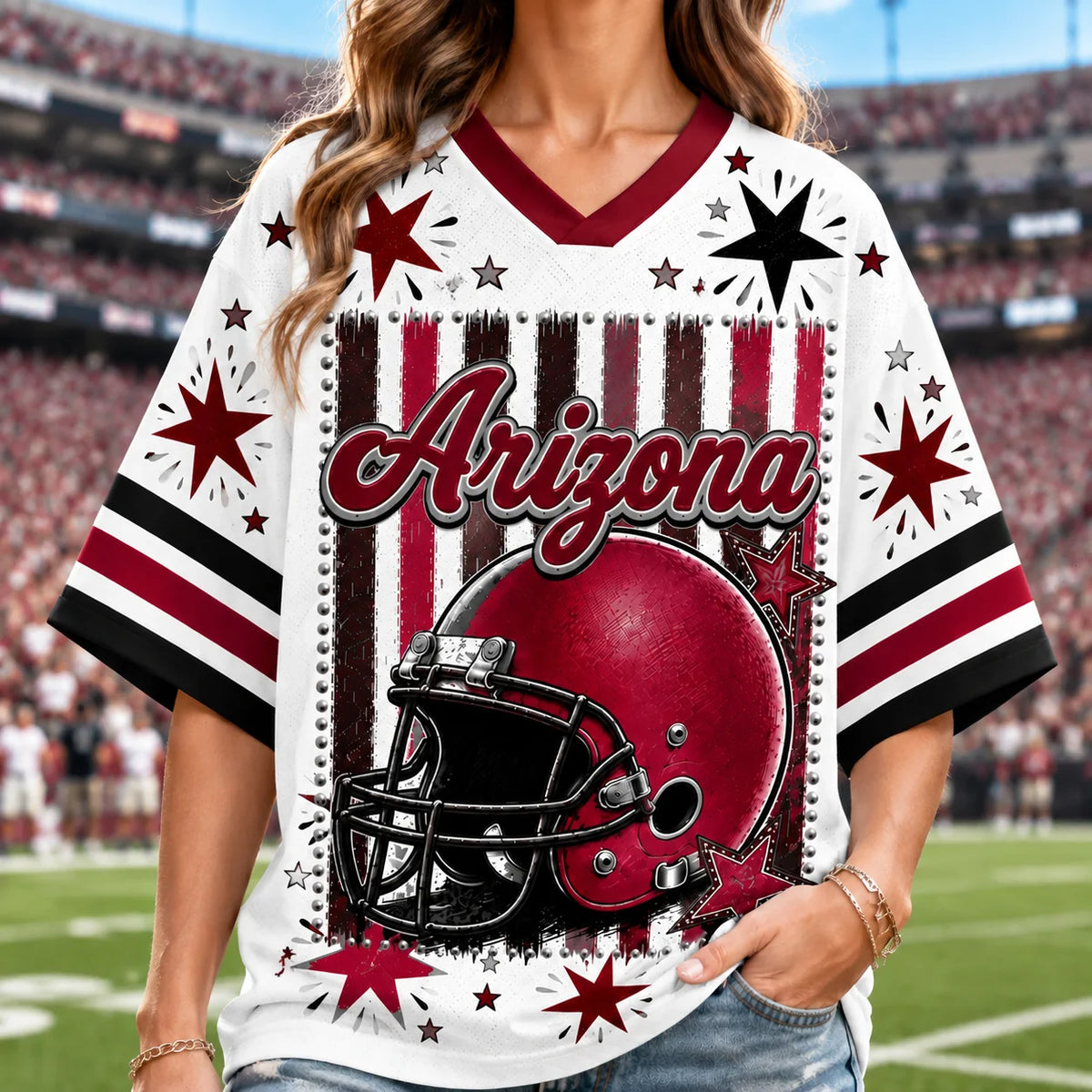 Arizona Football Mesh Jersey Team Spirit - Game Day Sport Jersey
