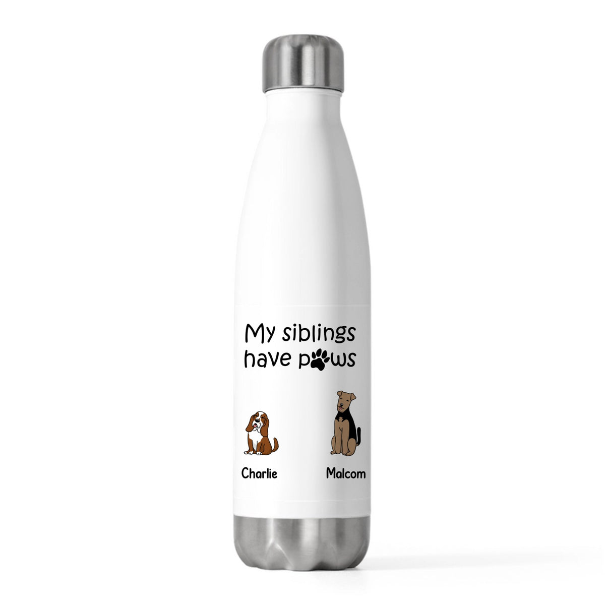 20oz Insulated Bottle - Text Swatches