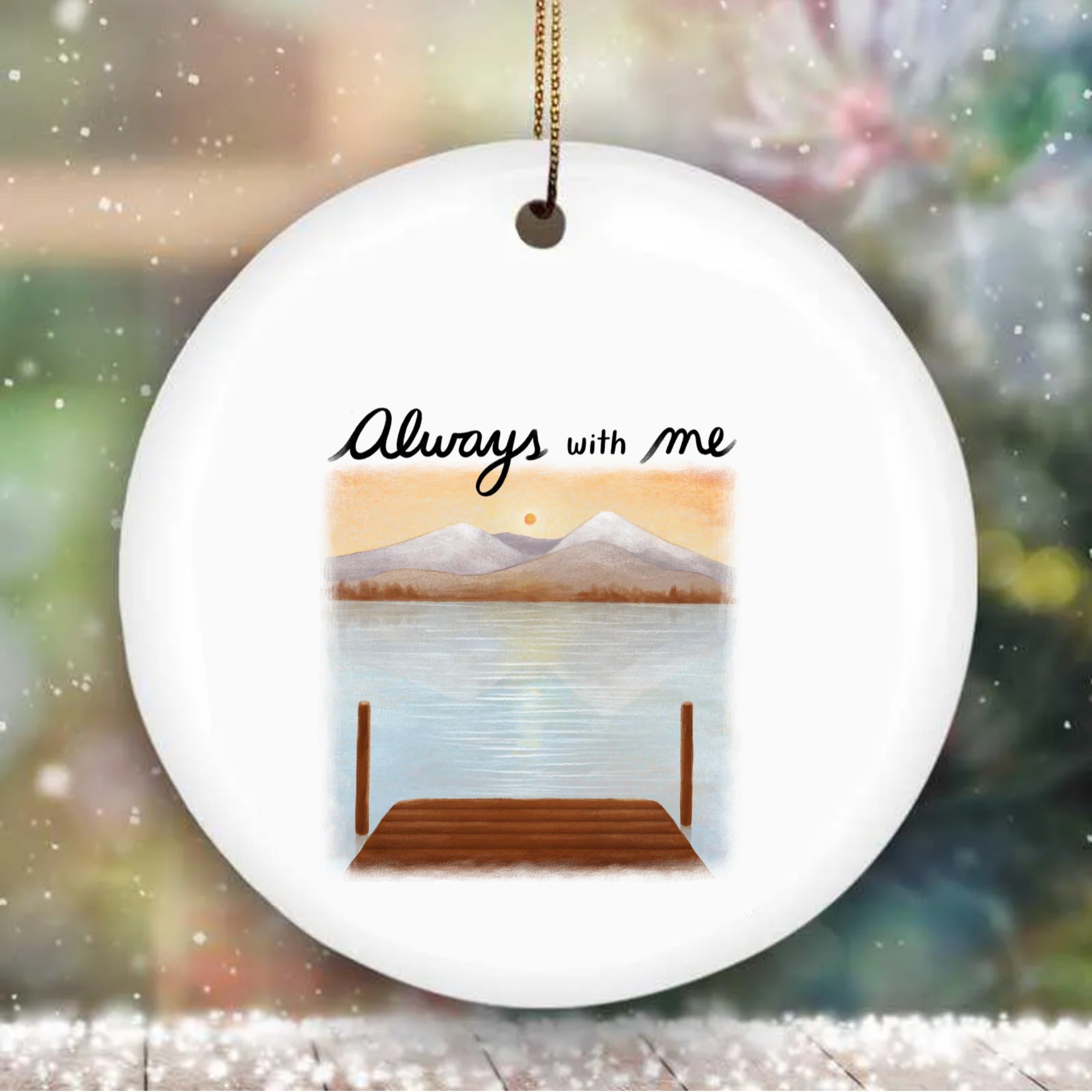Acrylic Circle Ornament