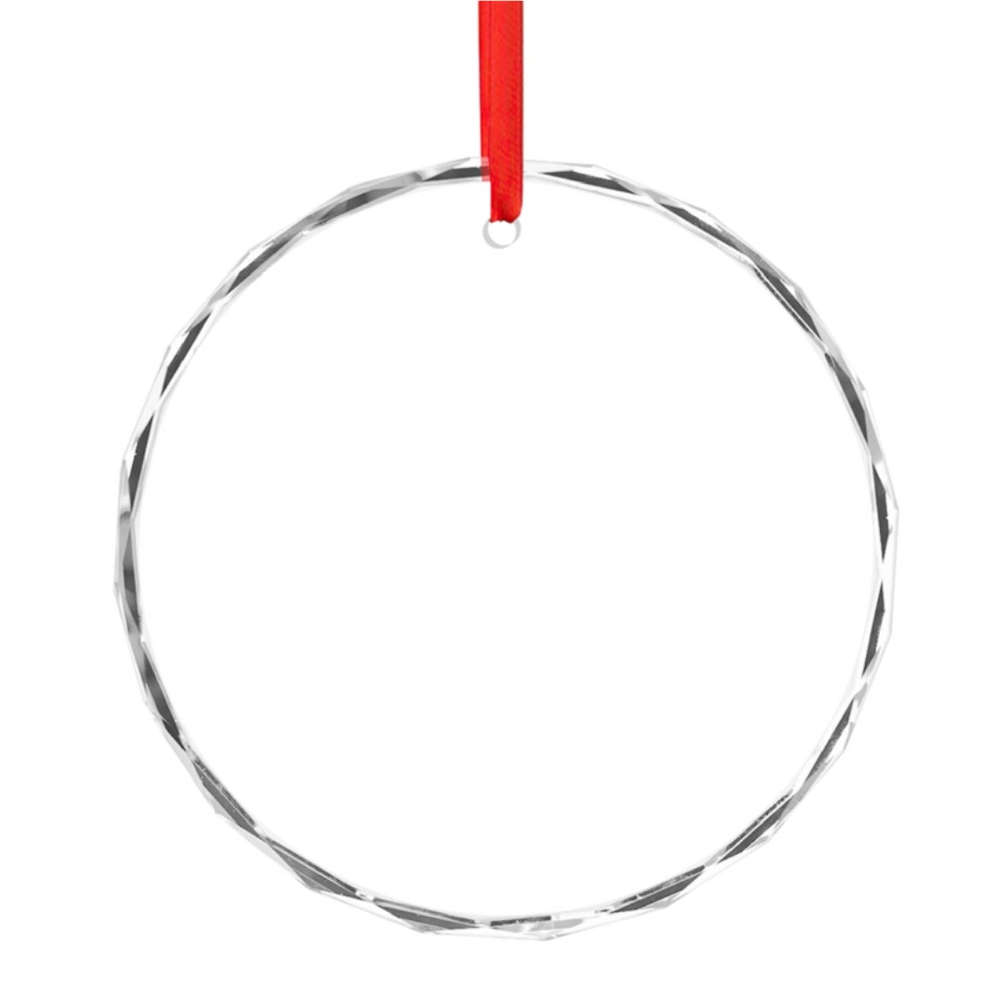 Crystal Glass Ornament - Concentric images