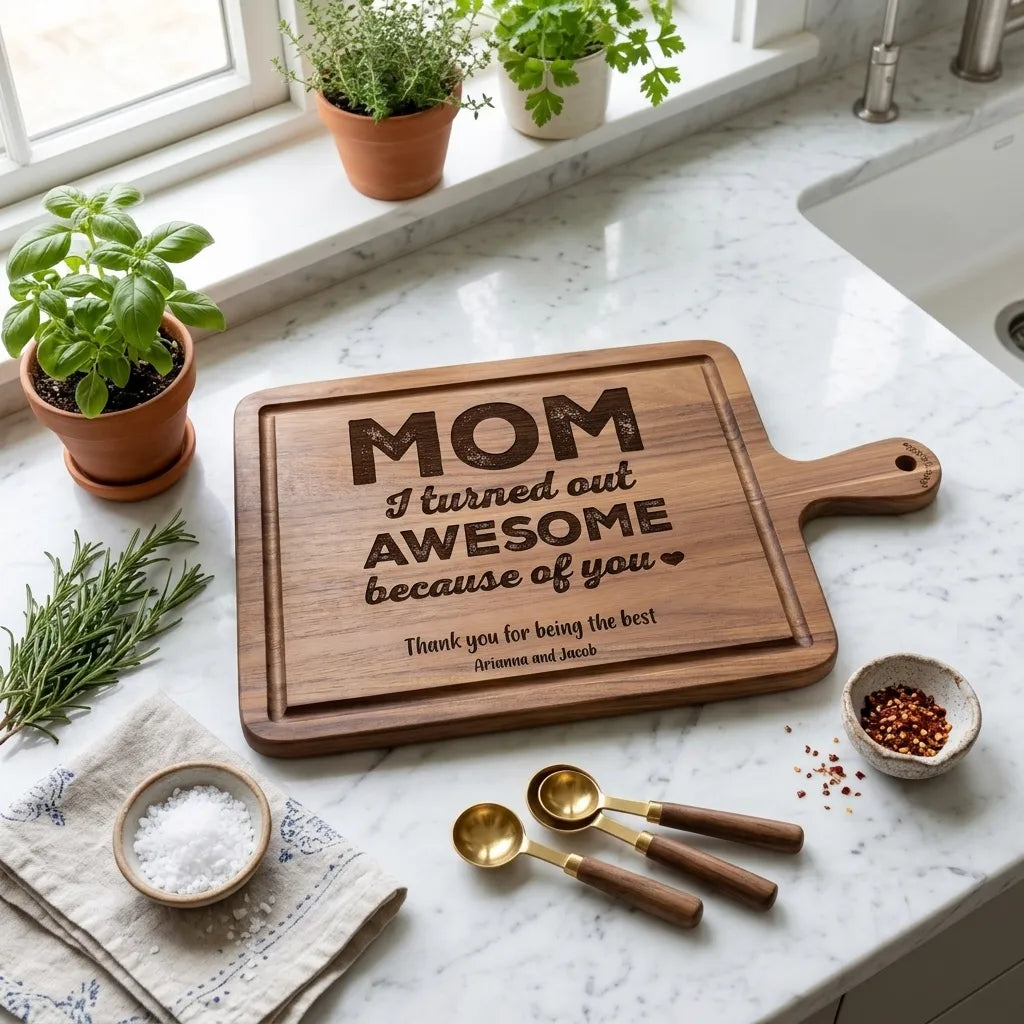 Mom I turned ou Awesome - RH Charcuterie Board - Small