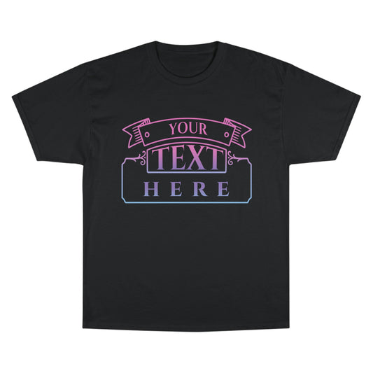 Champion T-Shirt - Color gradient graphic