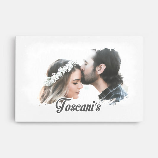 Matte Canvas, Framed (Multi-color) - Watercolor