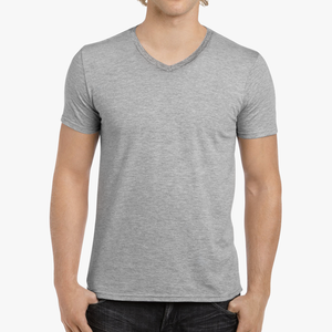 Men's Fitted V-Neck Short Sleeve Tee