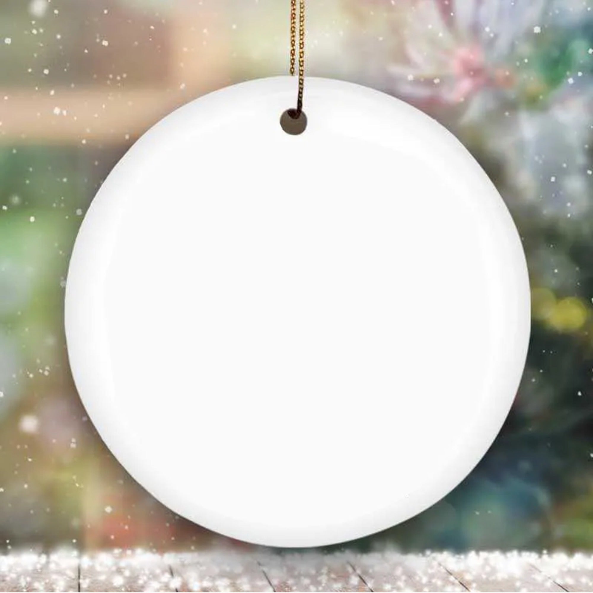 Acrylic Circle Ornament