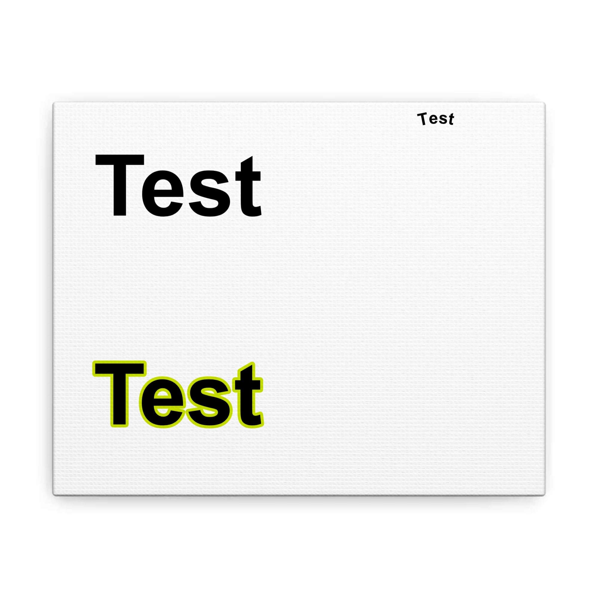 Canvas - Test Texts