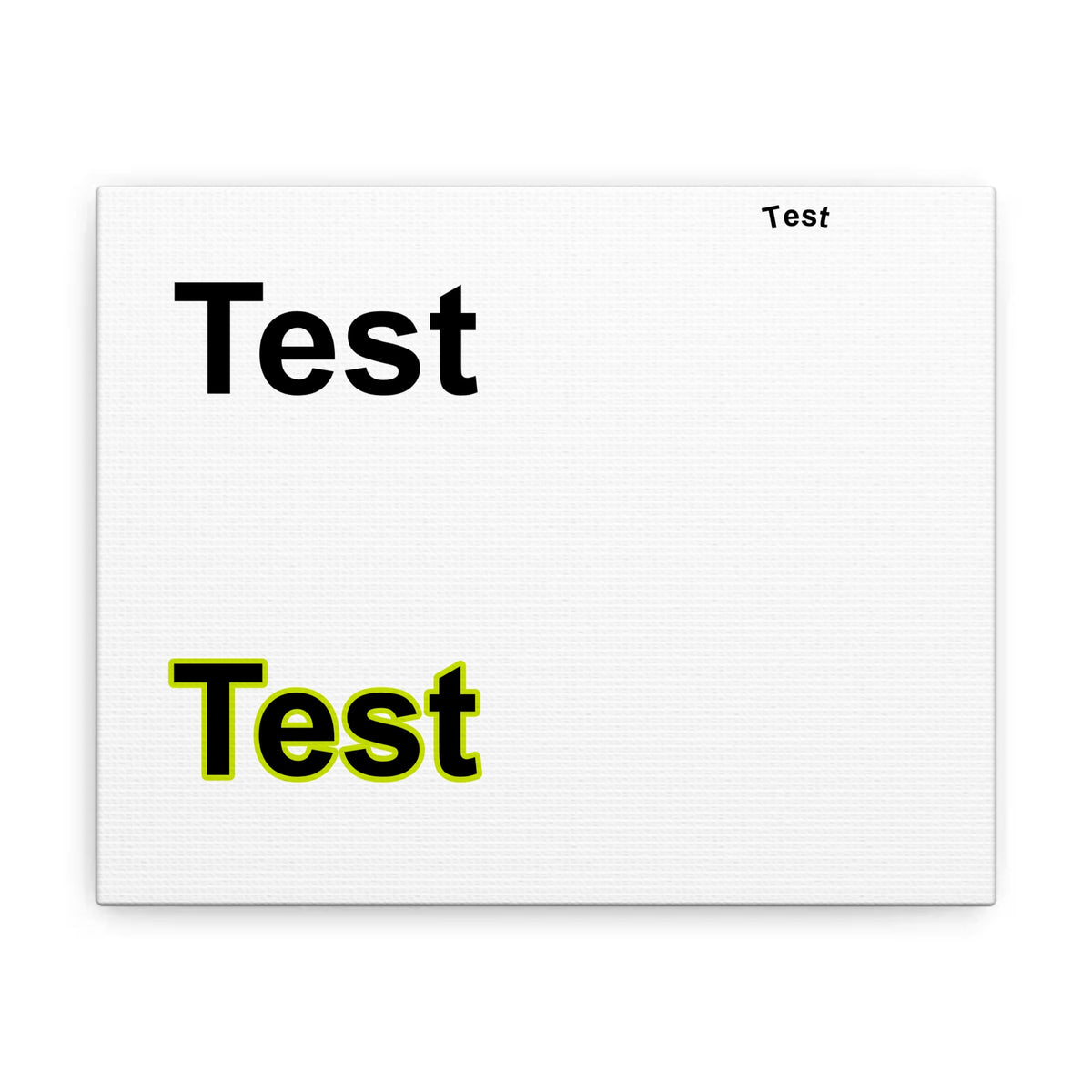 Canvas - Test Texts