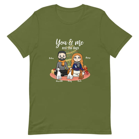Custom Cute Christmas T-Shirt You and Me