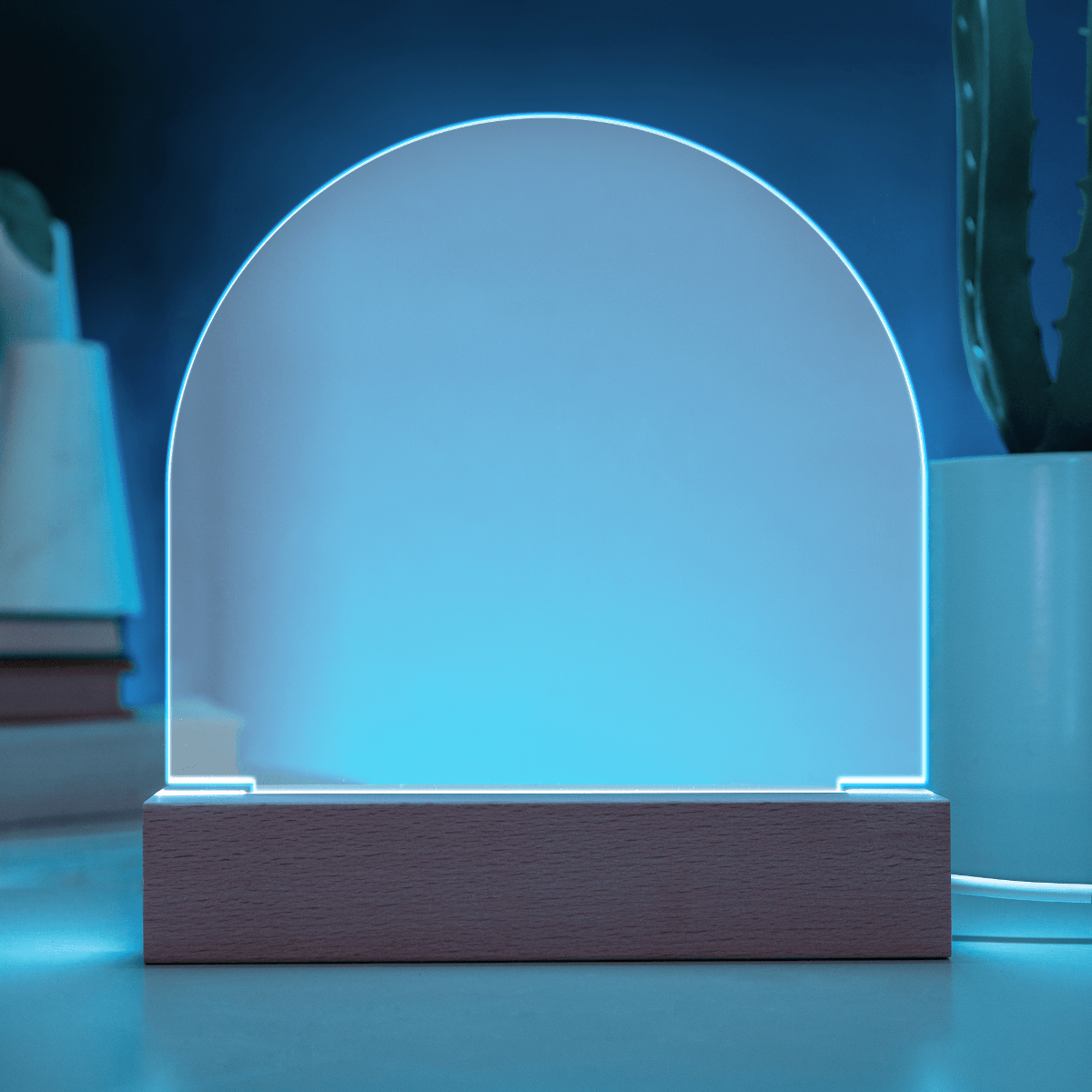 Acrylic Dome Plaque test