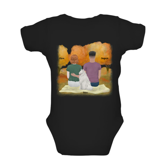 Baby Onesie (Back) - Clementine