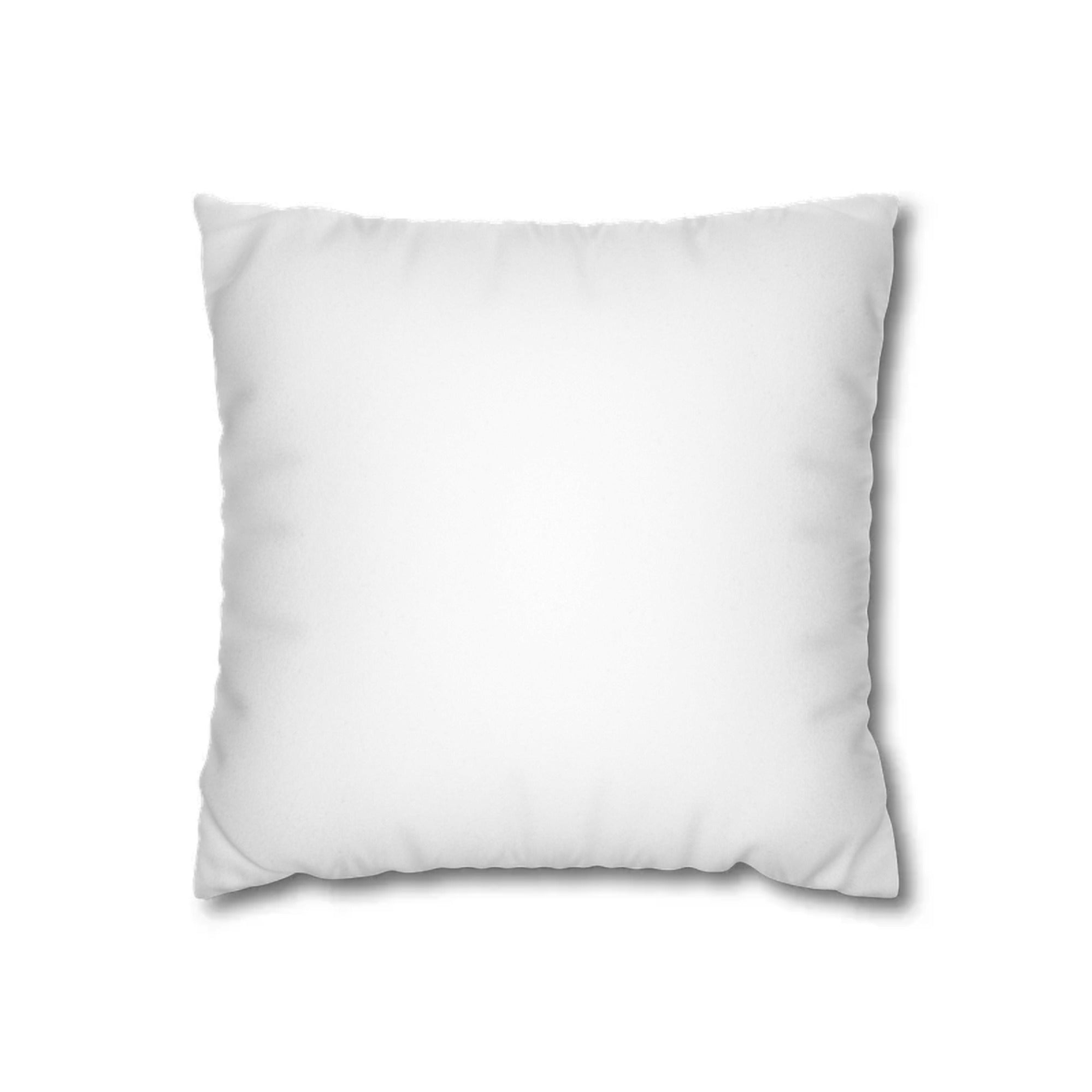 Faux Suede Square Pillow Case