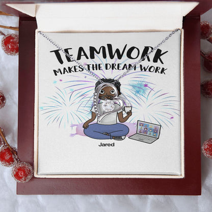 Teamwork necklace