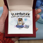 Load image into Gallery viewer, Teamwork necklace
