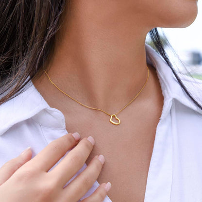 gold delicate necklace