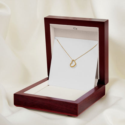 gold delicate necklace