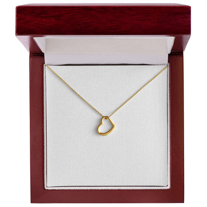 gold delicate necklace