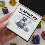 Load image into Gallery viewer, Teamwork necklace
