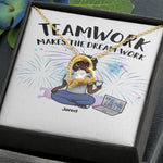 Load image into Gallery viewer, Teamwork necklace
