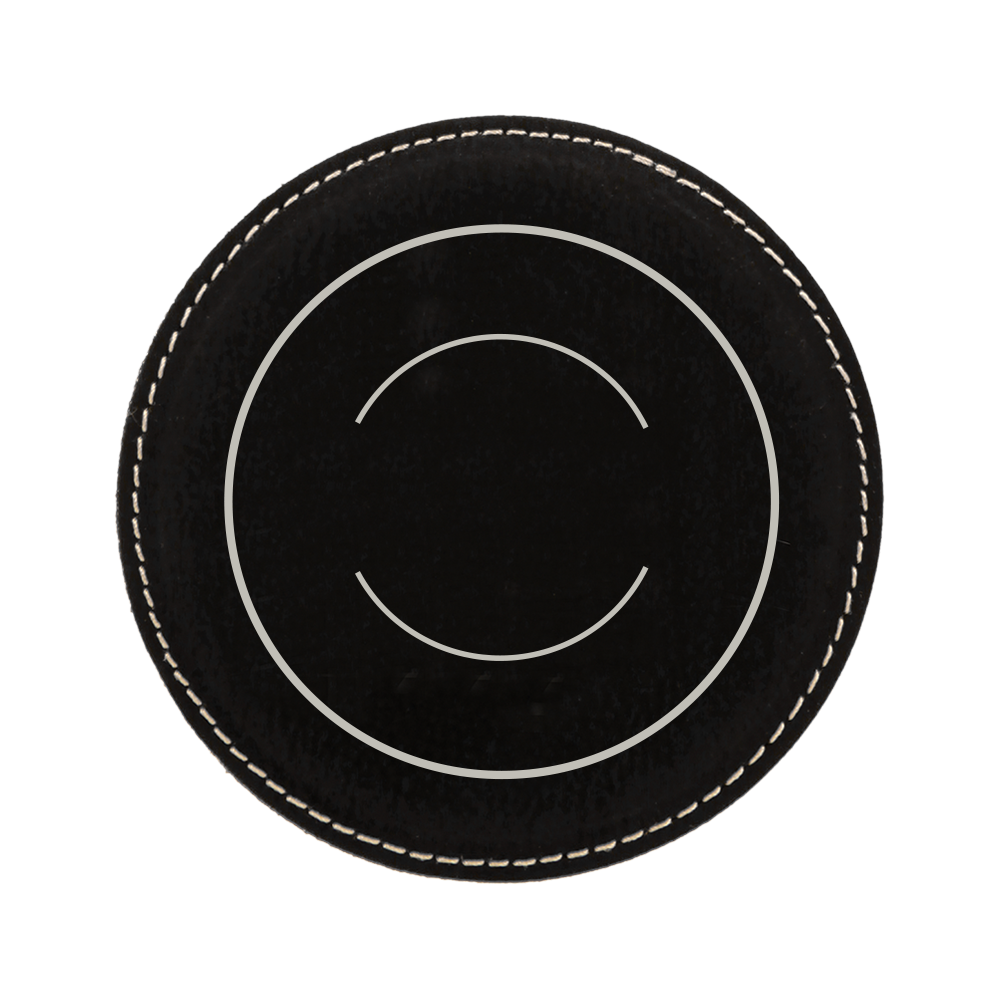 Customizable Leather Coaster