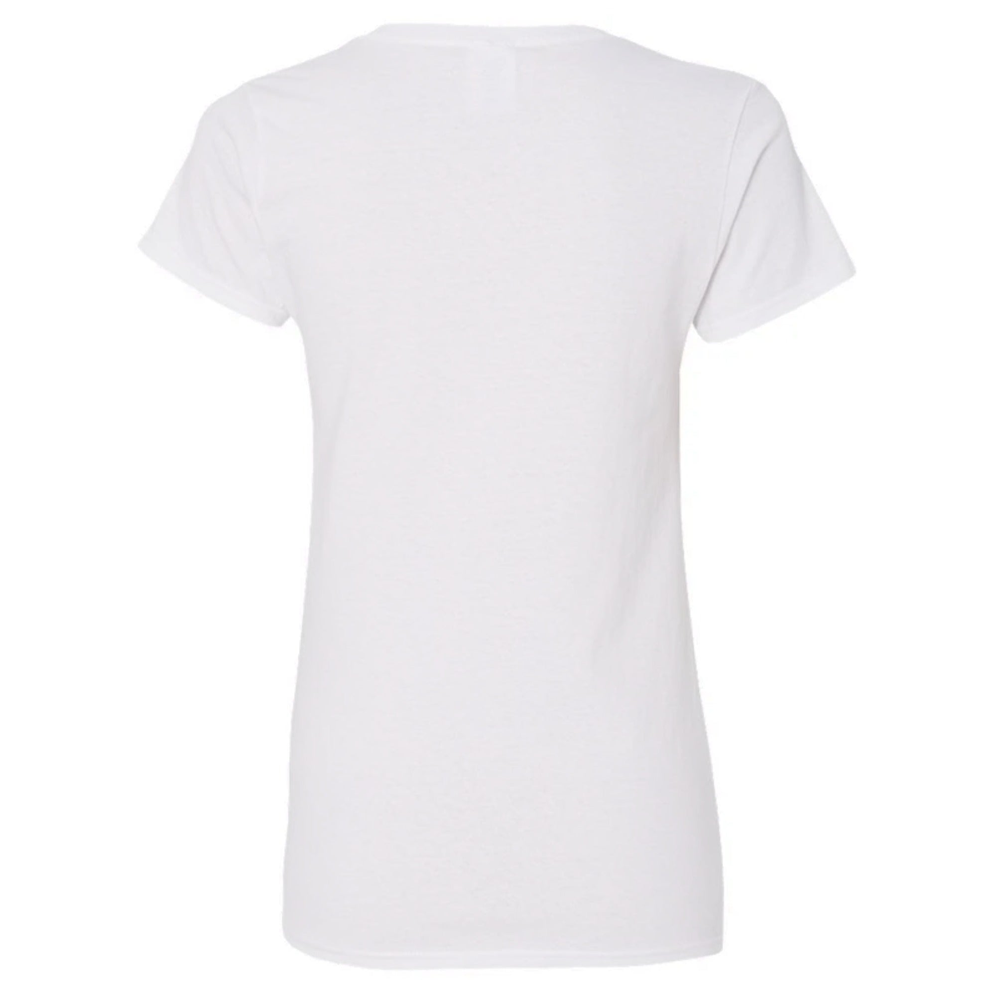 Heavy Cotton Women's V-Neck T-Shirt (Back)