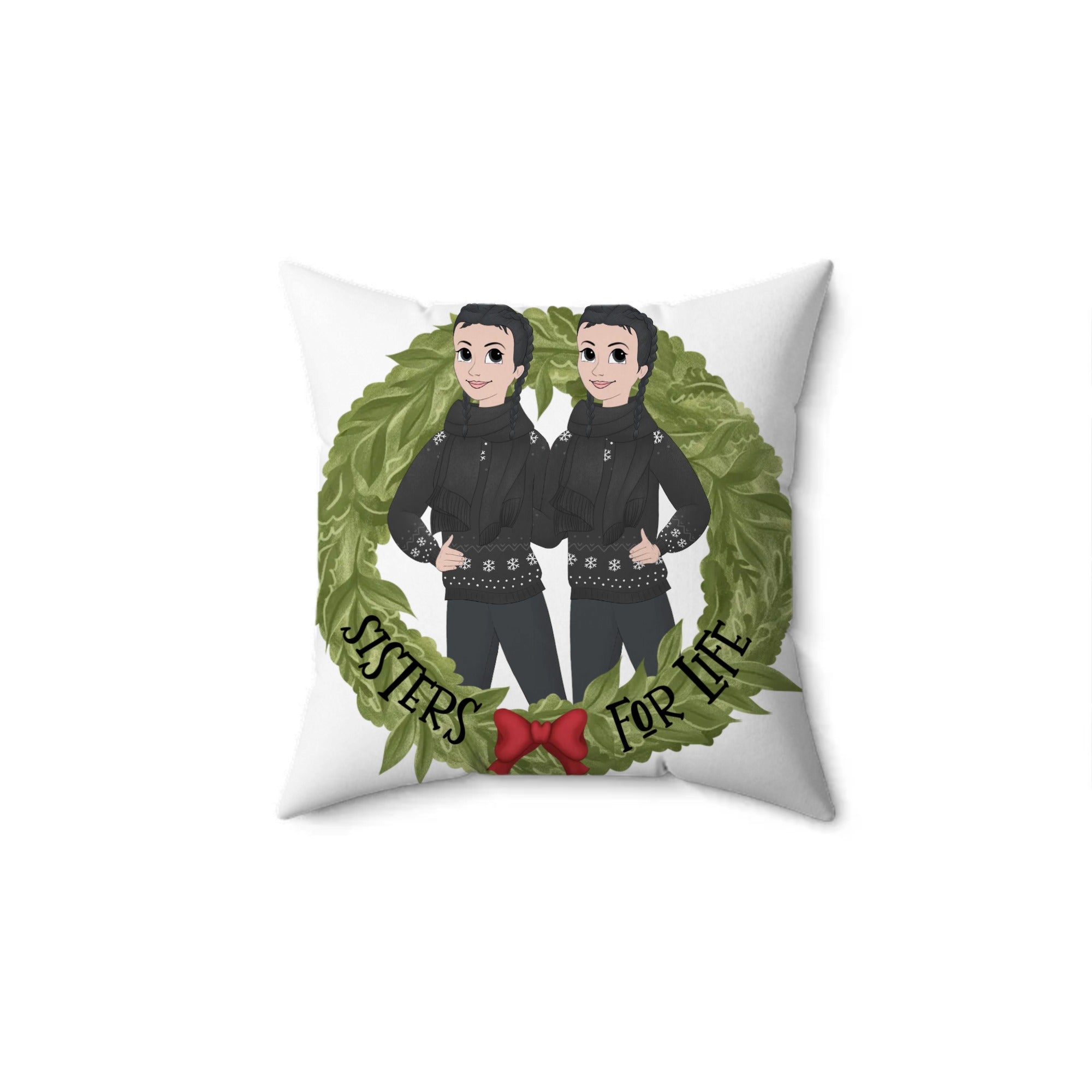 Faux Suede Square Pillow