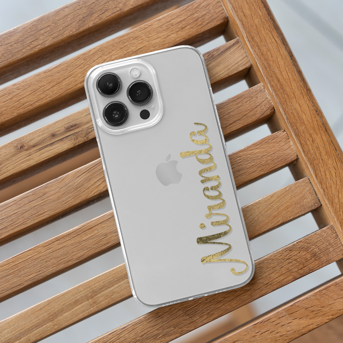 Metallic foil custom iPhone Case