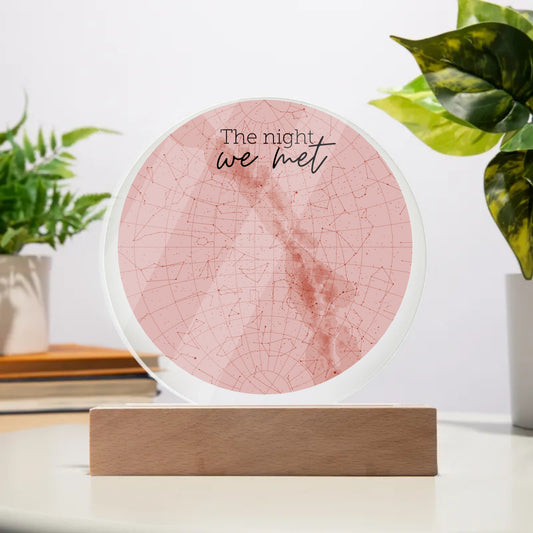 Circle Acrylic Plaque